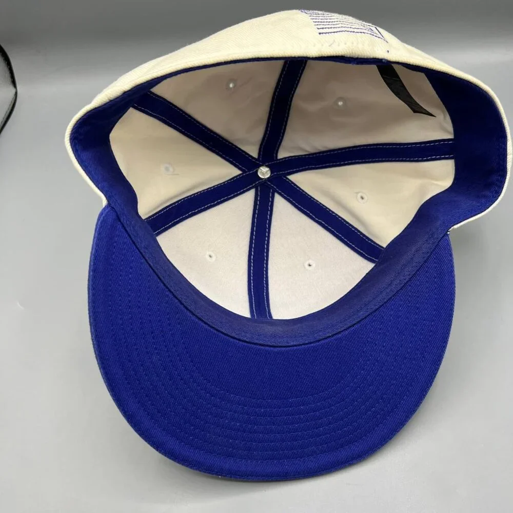 Air Jordan J11 Hat Men 7 5/8 White‎ Blue Jumpman Fitted Cap